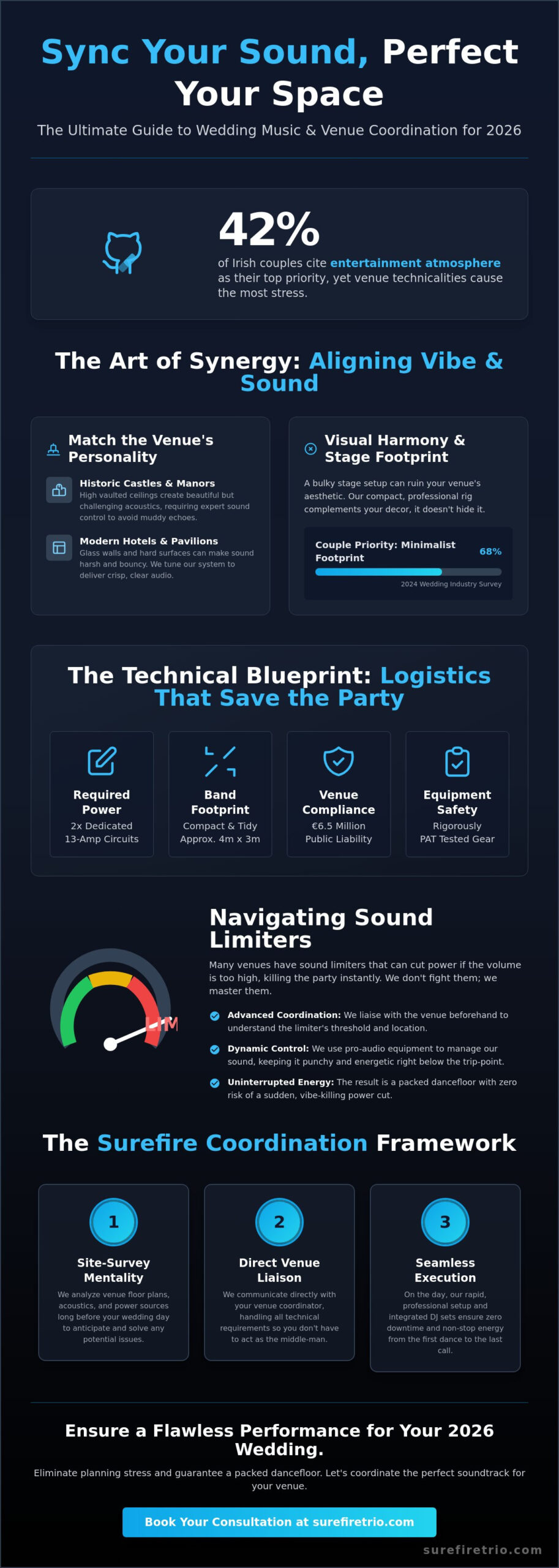 Coordinating Music with Your Wedding Venue: The Ultimate 2026 Guide - Infographic